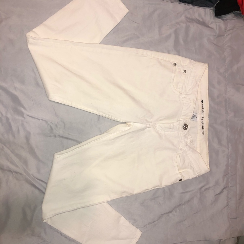 SIZE 7** Celebrity pink White Jeans